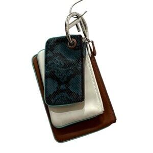 Fendi Triple Clutch Green Brown